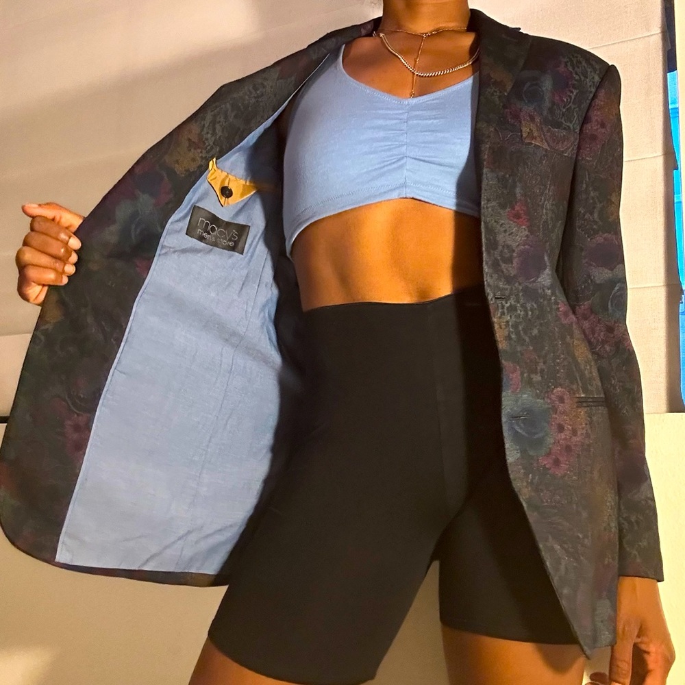 Multi-Print Formal Blazer